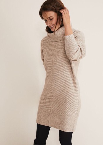 Phase Eight Fillipa Tunic Knitwear Beige USA | 4275139-CV